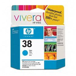 HEWLETT PACKARD - INK SAP HP No. 38 Cyan Vivera Ink Cartridge For Photosmart Pro B9180 Printer - Cyan