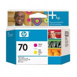 HEWLETT PACKARD - INK SAP HP No. 70 Magenta and Yellow Printhead For Z2100 and Z3100 Printers - Magenta, Yellow