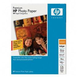 HEWLETT PACKARD HP Photographic Papers - Letter - 8.5 x 11 - 230g/m - Glossy - 15 x Sheet - White (C6039A)