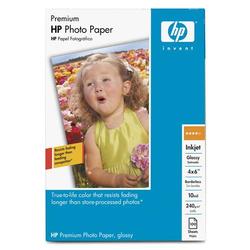 HEWLETT PACKARD HP Premium Photo Paper - 4 x 6 - 240g/m - Glossy - 100 x Sheet (Q5477A)