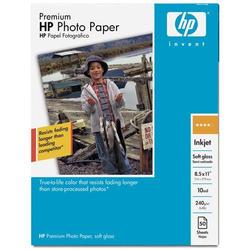 HEWLETT PACKARD HP Premium Photographic Papers - Letter - 8.5 x 11 - 230g/m - Matte - 50 x Sheet - White (Q1994A)