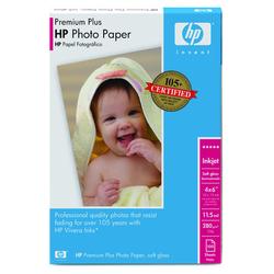 HEWLETT PACKARD HP Premium Plus Photo Paper - 4 x 6 - 280g/m - Soft Gloss - 100 x Sheet