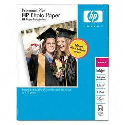 HEWLETT PACKARD HP Premium Plus Photo Paper - Letter - 8.5 x 11 - 280g/m - Soft Gloss - 50 x Sheet (Q5450A)
