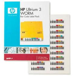HEWLETT PACKARD - MEDIA 7A HP Ultrium 3 WORM Bar Code Label Pack - 100 x Label