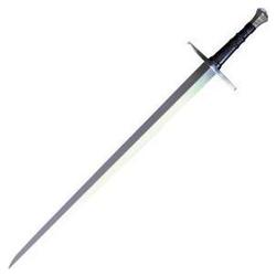 Cold Steel Hand-and-a-half Sword, Leather/wood Scabbard