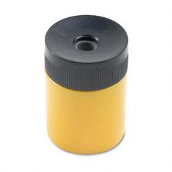 J.S. Staedtler, Inc. Handheld Barrel Pencil Sharpener, Black Top, Assorted Canister Colors (STD51163)
