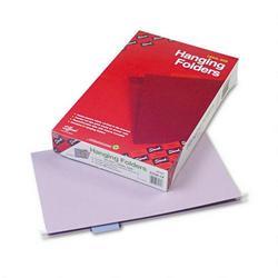 Smead Manufacturing Co. Hanging Folders, Recycled, Legal, Lavender, Color-Matched 1/5 Cut Tabs, 25/Box (SMD64164)