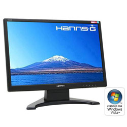 HANNSPREE HannsG HW223DPB Widescreen LCD Monitor - 1 x 22 - 0.282mm - 1000:1 - Black