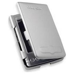 Saunders Hard PDA Case - Clam Shell - Belt Clip - Aluminum - Silver