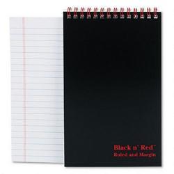JOHN DICKINSON STATIONERY LTD. Headbound Twinwire Notebook, Legal Ruled, Black, 5 x 8 (JDKE67016)