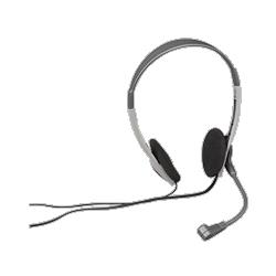 Compucessory Headset,Multimedia Stereo, with Boom Microphone,6'Cord,SR/GY (CCS55223)