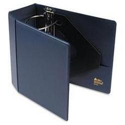 Avery-Dennison Heavy-Duty Vinyl EZD® Reference Binder with Finger Hole, 5 Cap., Navy Blue (AVE79826)
