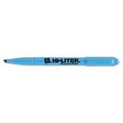 Avery-Dennison Hi-Liter® Pen Style Highlighter, Fluorescent Blue Ink (AVE23593)