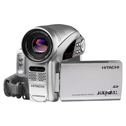 Hitachi Camcorders Hitachi DZ-GX5080A 680K DVD Camcorder with 30x Optical Zoom and 2.7 Wide LCD and LED Light