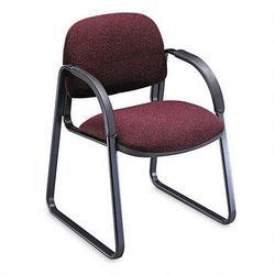HON Hon Sensible Seating Guest Arm Chair, Poly/Acrylic Fabric, Claret Burgundy