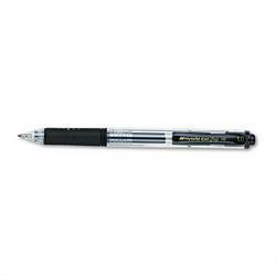 Pentel Of America Hybrid® Gel Grip RTX Roller Ball Pen, 1.0mm, Refillable, Black Ink (PENK160A)