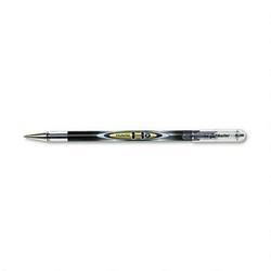 Pentel Of America Hybrid® H2™ Gel Ink Roller Ball Pen, 0.4mm, Refillable, Black Ink & Barrel (PENK108RA)
