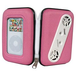 i.SOUND I.Sound Audio Vault Portable Speakers for iPod (Pink)