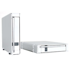 Icy Dock ICY DOCK MB559UEB-1S 3.5 SATA I/II to Firewire 800/USB 2.0 Removable External HDD Enclosure - Pearl White