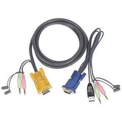 IOGEAR USB KVM Cable - 3ft