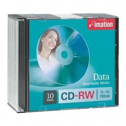 IMATION ENTERPRISES CORP Imation 12x CD-RW Media - 650MB - 10 Pack