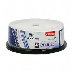 IMATION CORPORATION Imation 52X CD-R 20 Pack Spindle White Inkjet w/ Aquaguard
