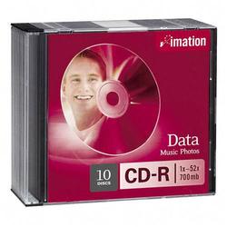 IMATION ENTERPRISES CORP Imation 52x CD-R Media - 700MB - 10 Pack
