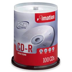 IMATION ENTERPRISES CORP Imation 52x CD-R Media - 700MB - 100 Pack (17262)