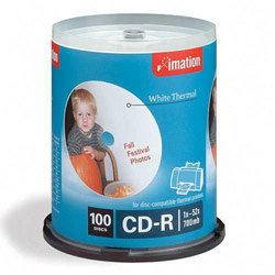 IMATION ENTERPRISES CORP Imation 52x CD-R Media - 700MB - 100 Pack (17274)