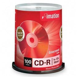 IMATION ENTERPRISES CORP Imation Government Series 52x CD-R Media - 700MB - 100 Pack