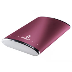 IOMEGA Iomega 160GB eGo USB 2.0 Portable Hard Drive - Flamingo Pink