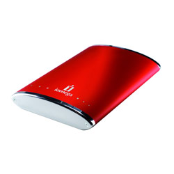 IOMEGA Iomega 250GB eGo Portable USB 2.0/FireWire External Hard Drive - Cherry Red