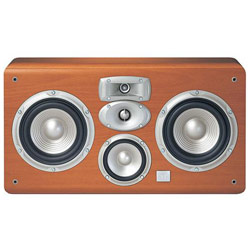 JBL LC2-CH Center Speaker 4-Way Dual 6 In 1 In. Dome Transducer Gold Plated, Cherry