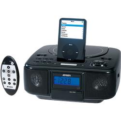 Jensen JENSEN JiMS-210-W Universal iPod Docking Digital Music System with AM/FM Stereo Radio and CD Player with Remote (White)
