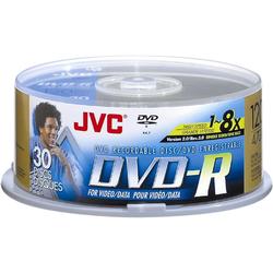 Jvc JVC 8x DVD-R Media - 4.7GB - 30 Pack