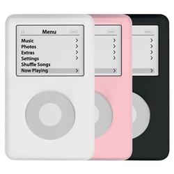 Jensen Multimedia Player Skin for iPod Video - Silicone - Clear, Pink, Black