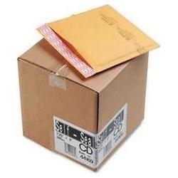 Anle Paper/Sealed Air Corp. Jiffylite® CD/DVD Air Bubble Mailers, Kraft, 25 Mailers per Carton (SEL44169)