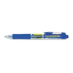 Zebra Pen Corp. Jimnie® Gel Retractable Roller Ball Pen, Medium Point, Blue Ink (ZEB47020)