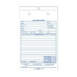 Rediform Office Products Job Work Order Book, 2 Parts, 5-1/2 x8-1/2 (RED4L456)