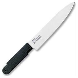 Cold Steel K7 Kitchen Knife, Black Kraton Handle, Plain