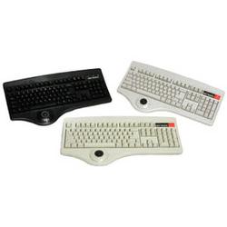 KEYTRONICS Keytronic Trackball-P1 Keyboard - PS/2 - 104 Keys - Beige