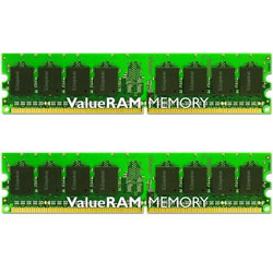 Kingston 2GB ( 2 X 1GB ) PC2-5300 667MHz 240-Pin DDR2 SDRAM Dual Channel Kit Desktop Memory