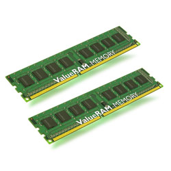 Kingston 2GB (2 x 1GB) PC2-5300 Dual Channel 667Mhz 240-Pin SDRAM DDR2 Desktop Memory