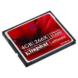 Kingston 4GB Ultimate CompactFlash Card - 266x - 4 GB