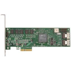 LSI LOGIC LSI Logic MegaRAID SAS 8708ELP 8 Port Controller - 128MB DDR2 - PCI Express x4 - Up to 300MBps per Port - 2 x SFF-8087 SAS 300 - Serial Attached SCSI Inter