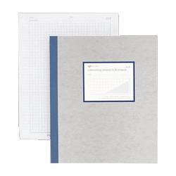 Rediform Office Products Lab Notebook, 4x4 Quad, 200 Sheets, 8-1/2 x11 , Gray (RED43644)