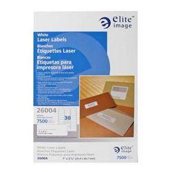 Elite Image Label Laser 1 X 2 5/8 White (ELI26002)