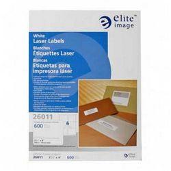 Elite Image Label Laser 3 1/3 X 4 White (ELI26011)