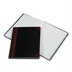 Esselte Pendaflex Corp. Laboratory Notebook, Black/Red Cover, Record Rule, 10-3/8x8-1/8, 150 Pages (ESSL21150R)