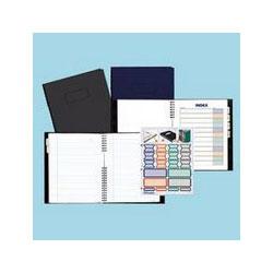 Rediform Office Products Leather-Look Business Notebook, College Rule, 9-1/4x7-1/4, 192 Pages, Black (REDA9BLK)